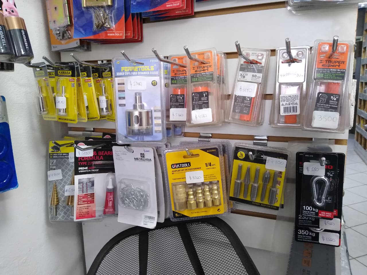 Accesorios de ferretería