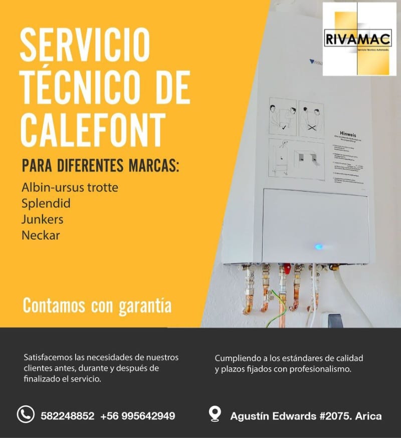 Servicio calefont con garantía