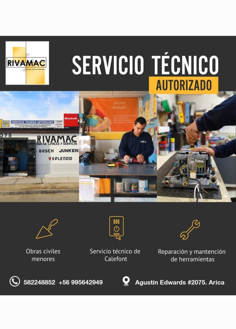 Servicios técnicos principales Rivamac